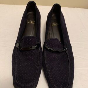 Stuart Weitzman Black Loafers Slip-Ons - 8